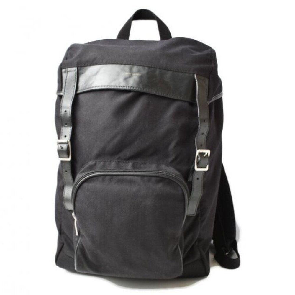 Saint Laurent Backpack Moon Bag Black